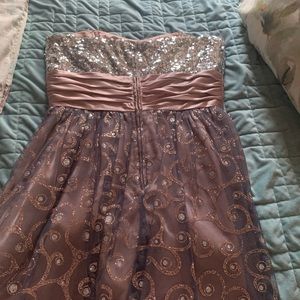 Masquerade short party dress.